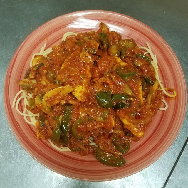 Chicken Cacciatore.